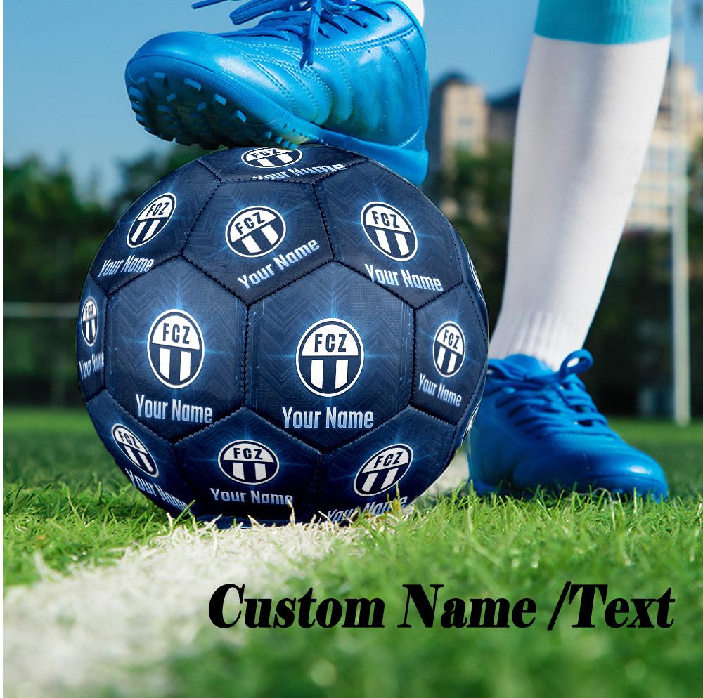 Size 5 Football Custom Name Text, Outdoor Training Soccer BallFC Zürich