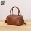 European fashion versatile handwoven bag portable pillow bag toast bag 2025 new crossbody cosmetic bag