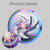 Motorcycle Engine Cooling Fan Cover Accessories Creative Gift Versatile Decor Aluminum Alloy