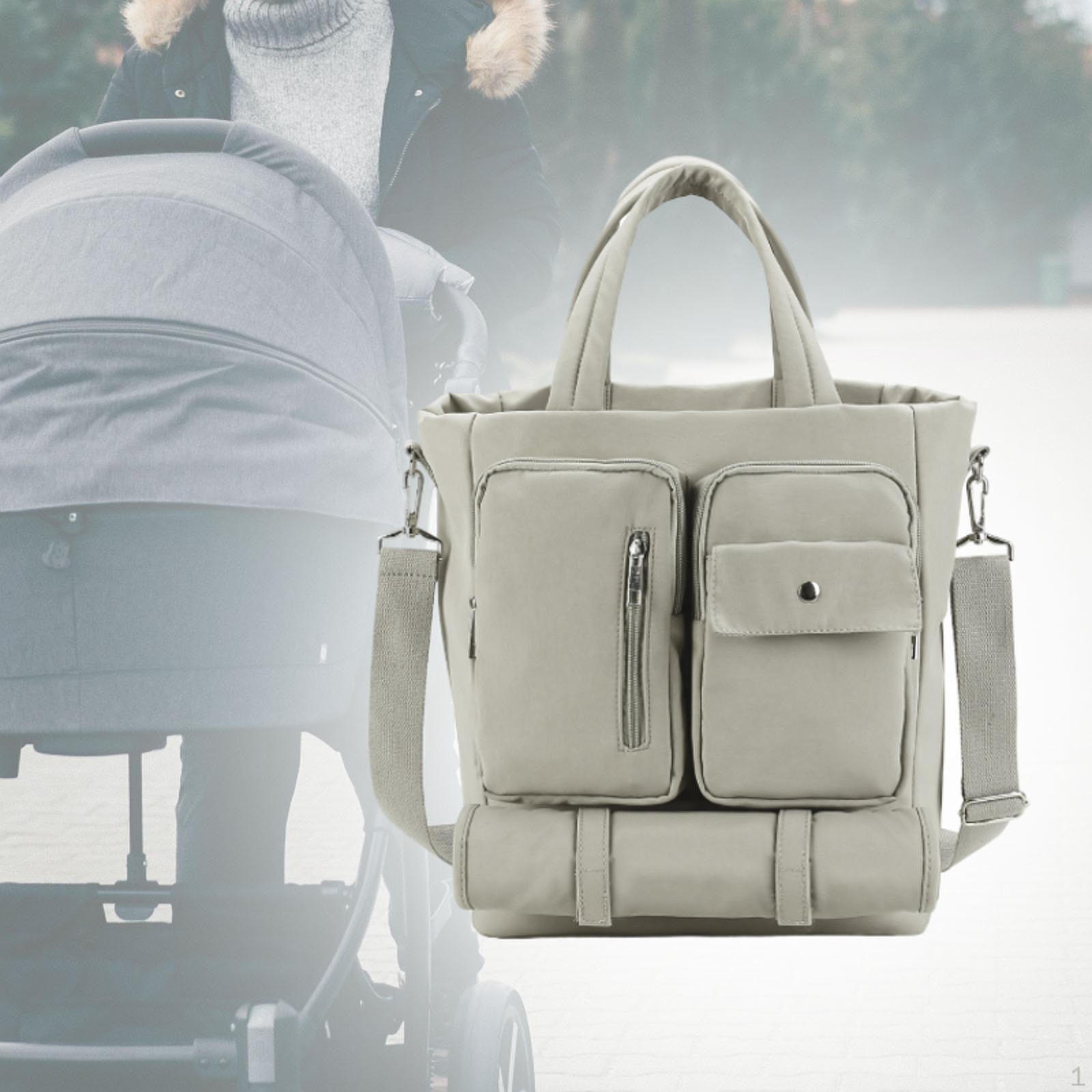 

Багатоцільова переносна сумка для сповивання великої місткості з водонепроникною підкладкою на одне плече хакі