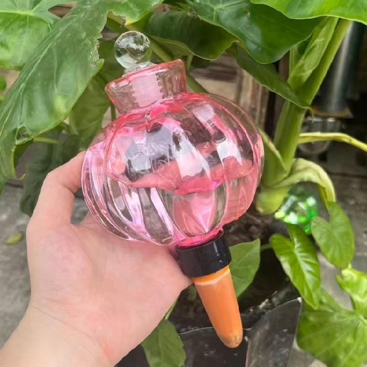 See-Through Water Holder Bulb Set for Pots with Clay Tip Waterer for Indoor Displays, Routine Watering and Desk Use