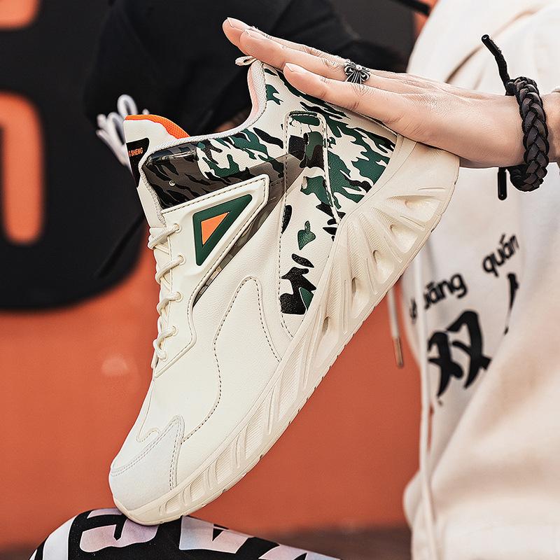 Modne Męskie Buty 2024 Zima Moda Outdoorowa Moda Buty Casual Styl Sportowy Plus Aksamitne Bawełniane Buty Osobowość Ulica Komfort