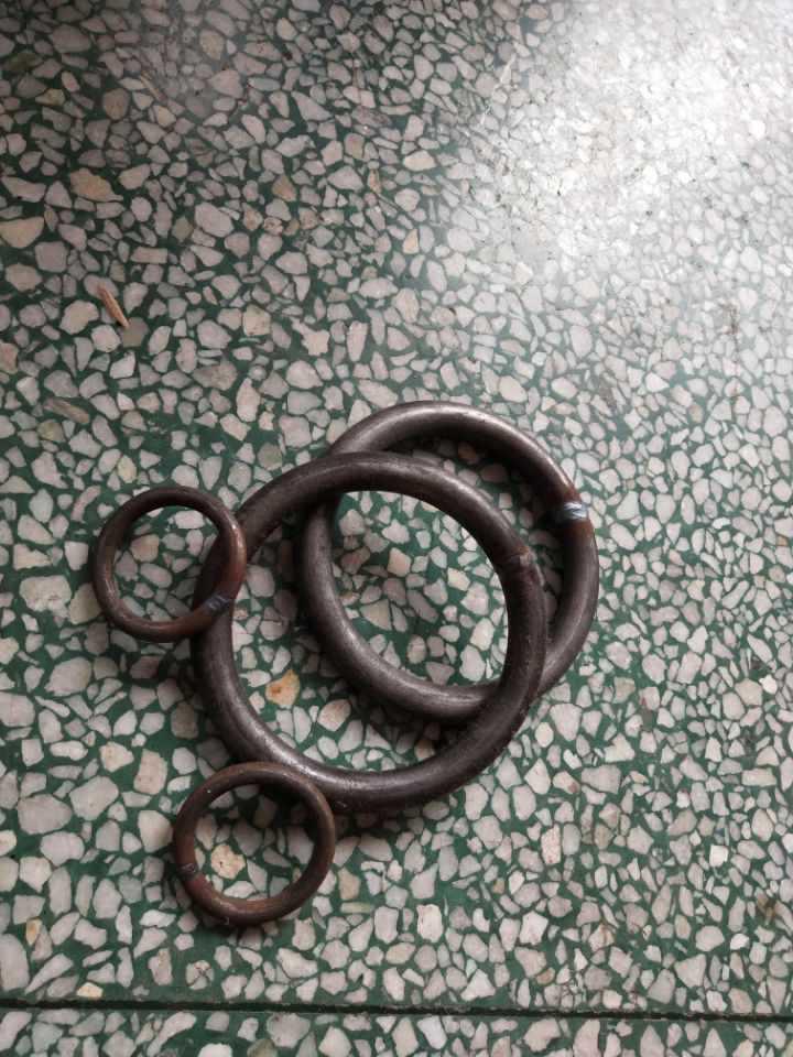 Okrągły pierścień żelazny ze stali nierdzewnej do akcesoriów do ogrodzeń z kutego żelaza