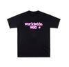 T-shirt Unisex con Stampa di Lettere in Schiuma Hip Hop Euro-Americano: Scollo Rotondo, Manica Corta, Design alla Moda