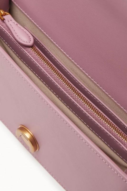 Pinko Leather Messenger Bag Love One Mini