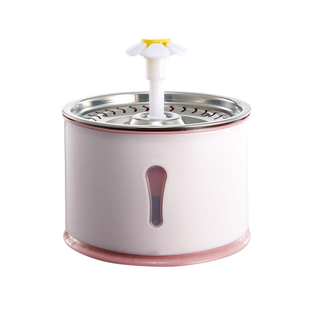 Haustier Smart Spender mit automatischer Zirkulation, Lebendwasser, Trinkwasserreinigung und -filtration, Geräuscharmer Wasserspender und Napfset für Katzen