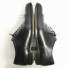 USED/Otsuka Seika/ Semi Brogue Cap Toe Business Shoes Black size 8.5 26.5-27.0 Men's Made in Japan