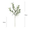 4 Fork Artificial Olive Branch Plastic Fake Plant Simulated Olive Leaf  Wedding Decor