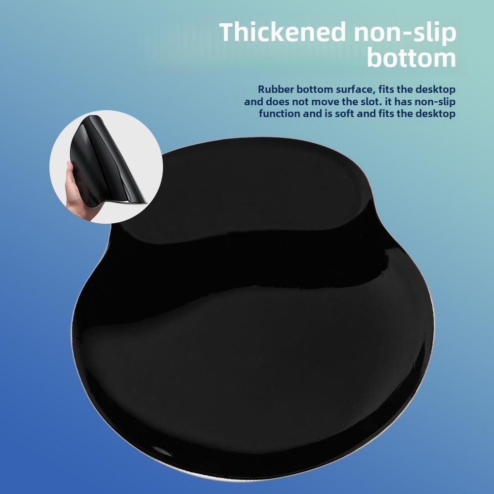 High-Value Silicone Memory Foam Wrist Pad - Non-Slip Cloud Girl Design for Office Mouse Use