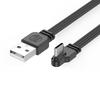10CM-100CM Flat Flexible straight&Up & Down & Left & Right Angled 90 Degree Usb Male to Type C Male charging and Data Cable
