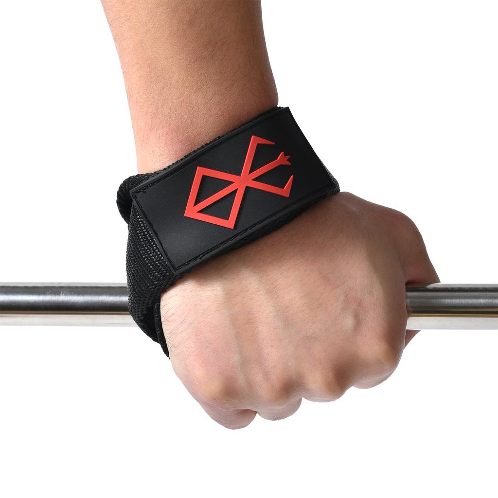 Custom Logo Figure 8 Lifting Straps For Deadlift, Powerlifting, & Cross Training Strong Weightlifting Wrist Straps