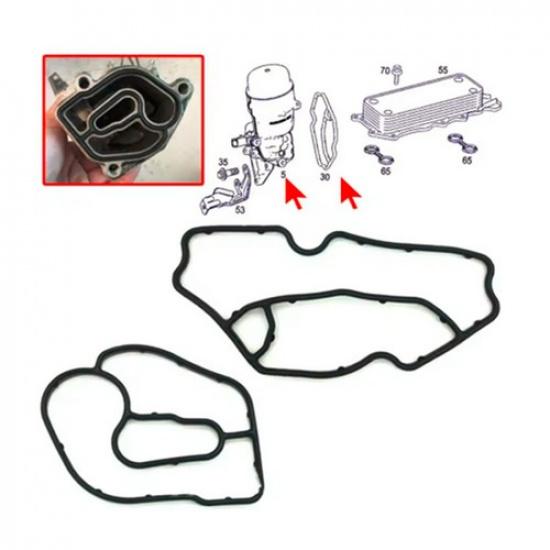 Oil Filter Housing Gasket Kit For Mercedes Benz E320 GL320 ML320 ML350 R320 S350