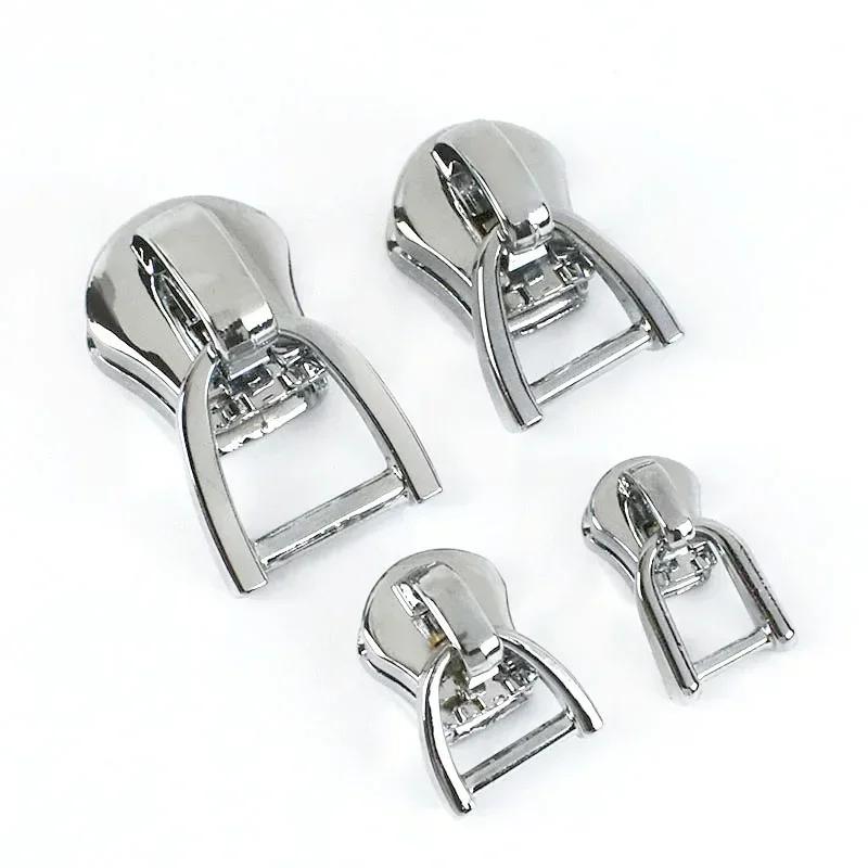 10/20 szt. 3/5/8/10# Suwaki do zamków Meetee Do zamków metalowych Zaczepy z kółkiem D Zestaw do naprawy odzieży Akcesoria do szycia DIY Bagaż