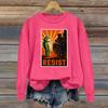 Women's Fashion Daily Versatile Casual Sweatshirts Long Sleeve Round Neck Top Sweatshirts