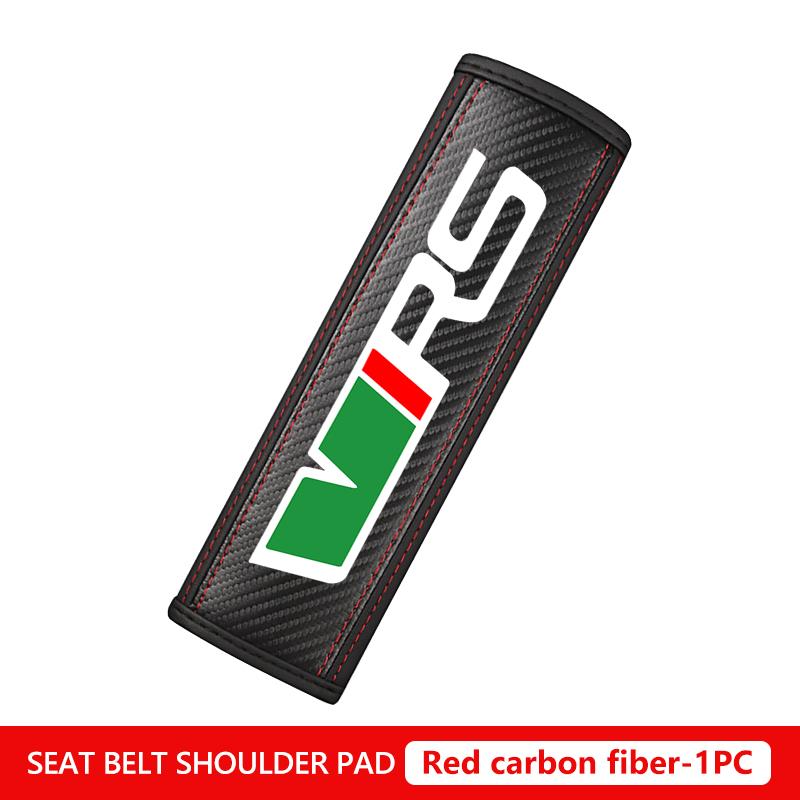 Ptncy6 Car Seat Belt Shoulder Protector Interior Decoration Accessories For Skoda VRS Octavia 1 2 3 A7 A5 Fabia Rapid Superb Yeti