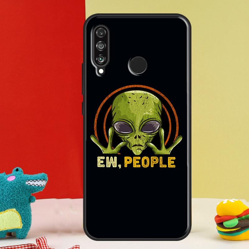 Alien Marsmensch UFO Für Huawei Nova 9 10 SE 12i 12s 11i 5T Y91 Y90 Y60 Y70 Y72 Y61 P60 Pro P20 P30 P40 Lite Hülle