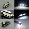 Durable-20Pcs Car LED Bulbs Interior Kit Dome Trunk Door Plate Light Super Bright Canbus Error Free Interior Lamp For BMW 5 Seri