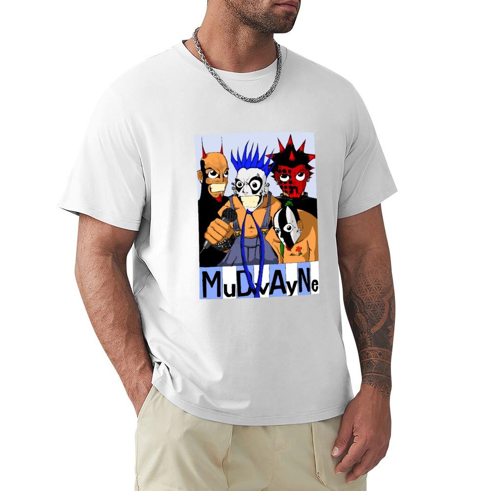 Mudvayne Band Rock Mudvayne Mudvayne Tshirt Big Size Crew Neck Tshirt S