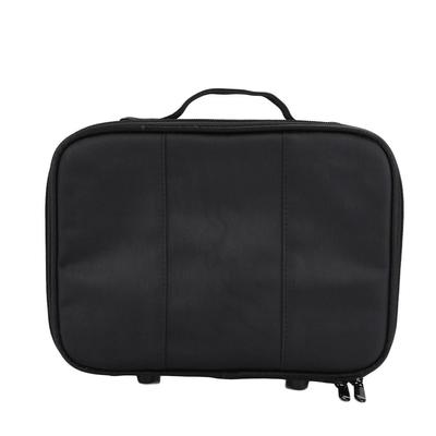 Sac de rangement portable pour outils de coiffure, ciseaux, peigne, tondeuse à cheveux, étui de rangement noir