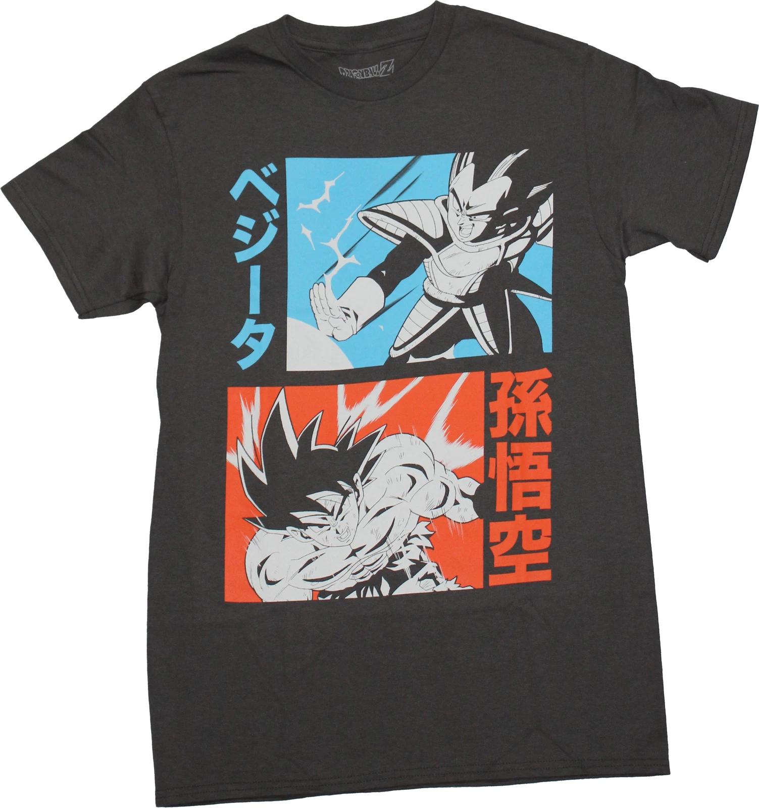 Японская футболка Dragon Ball Z Super Унисекс Летняя Новинка Ретро Мода Мужская и Женская Японское Аниме S