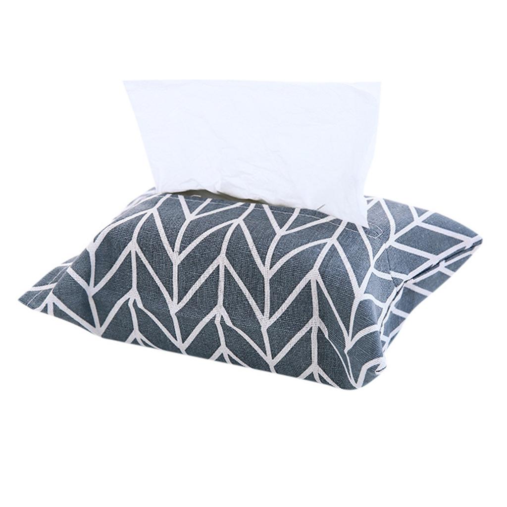 Fabric Roll Tissue Box Holder Simple Durable Tissue Box for Bathroom Bedroom Living Room