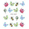5 ark Water Transfer Nail Stickers Leopard Print Decals Animal Watermark Polish Wraps Tips Negle Art Decorations STZ846