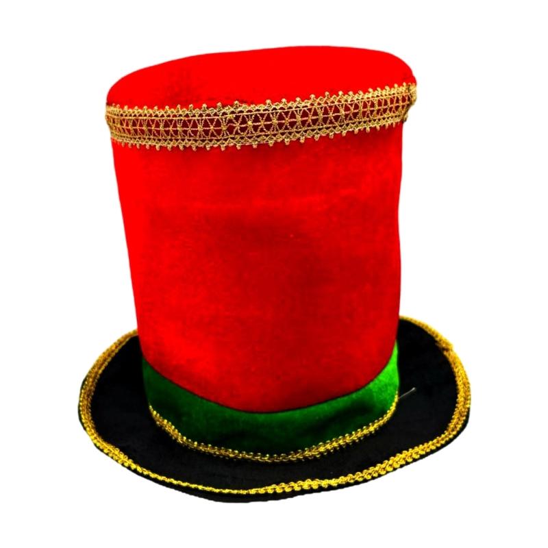 

Elegant Band Cap For Holiday Parades Adult Unisex Toy Soldier Hat With Adjustable Head Size