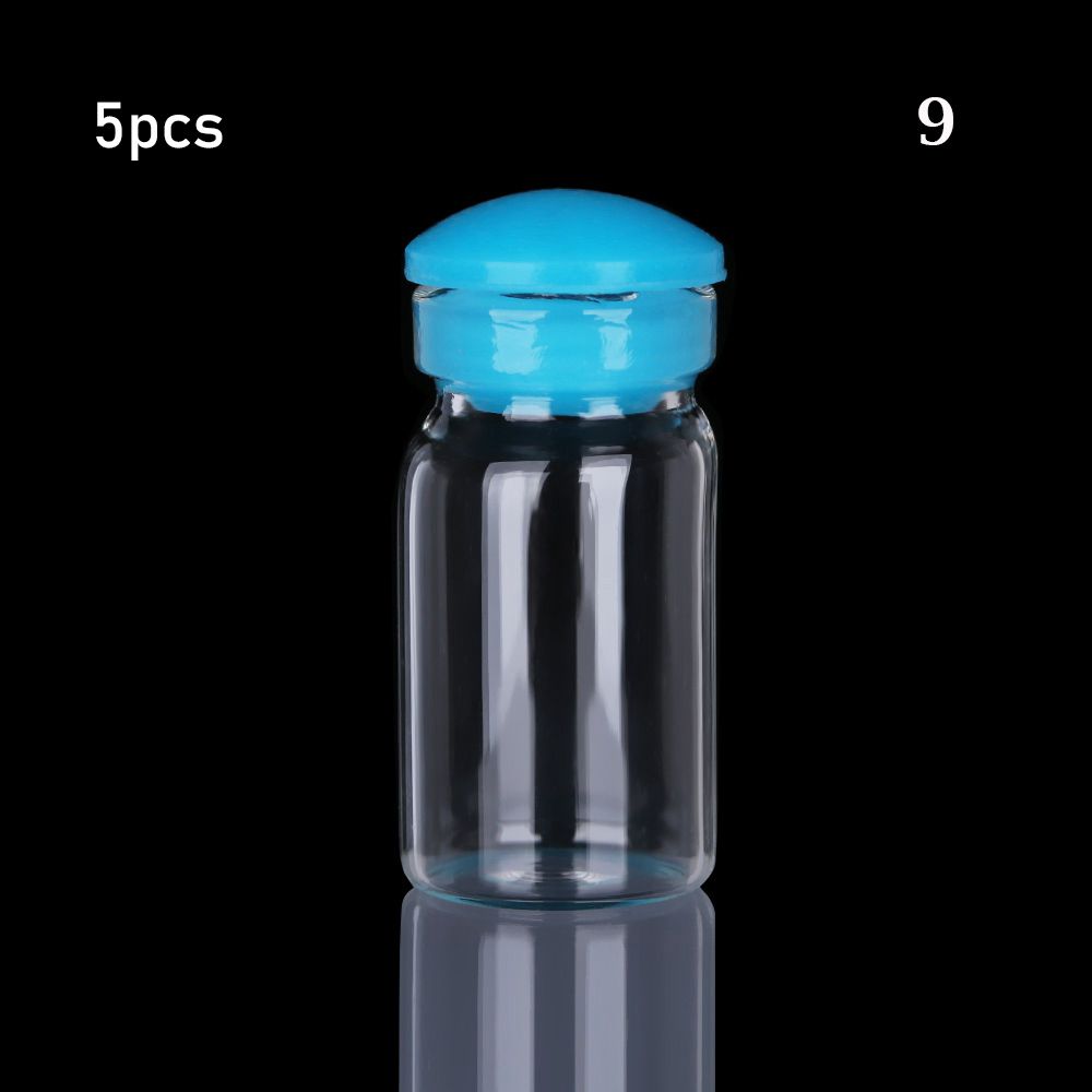 5/10pcs Small Drift Bottle Glass Jars Decoration DIY Containers Mini  Message Vials Ornament Cork Stopper Rainbow Wishing Bottle