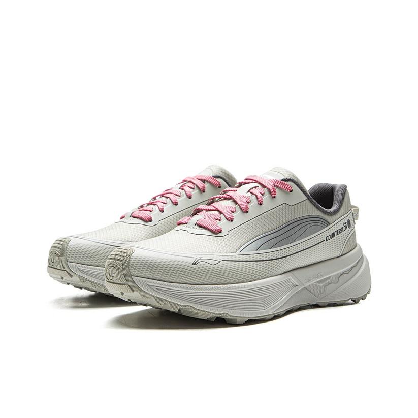 Li Ning Outdoor CF Hiking Shoes Simple Fashion Versatile Low-Top Unisex sneaker Mineral-Lime Light-Lime AHTV041-5