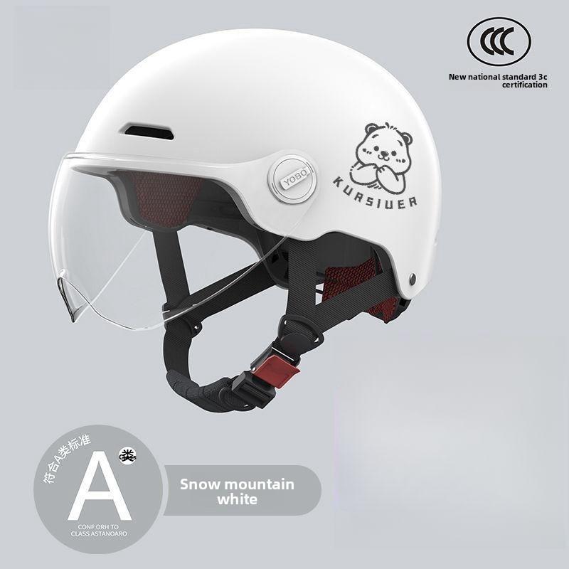 Electric Battery Car Helmet Women's and Men's Summer Universal Four-season Sunscreen Cap Half Helmet