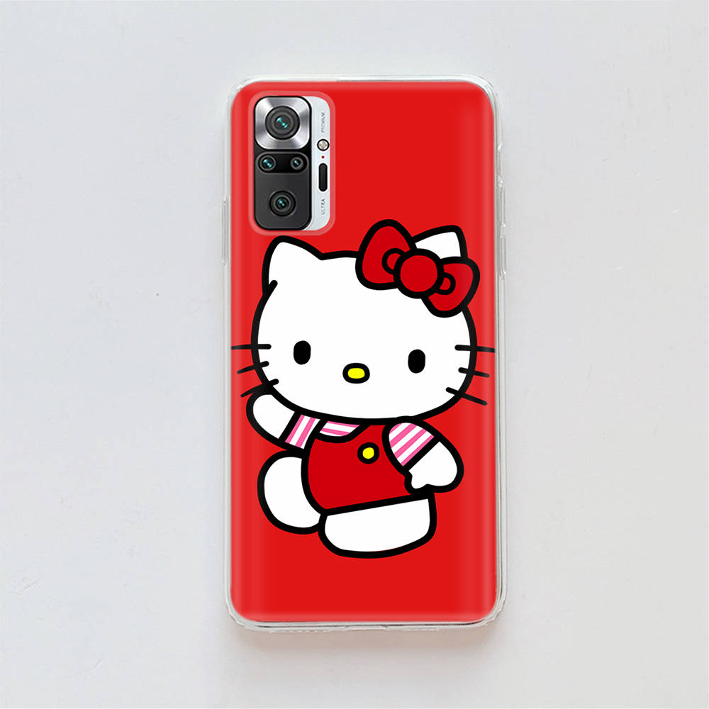 

Прозрачный чехол для Samsung A04 A14 A23 A34 A54 M23 M33 M52 M53 Realme Narzo 50 50I 50a Prime C35 C55 C30S 10 9 Pro H-5 Hello Kitty VIVO Y31 2021 жасмин