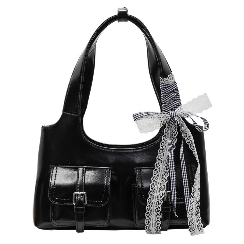 Underarm Tote Bag Women's 2025 Spring and Summer New Trendy Fashion Versatile Large-capacity Shoulder Bag Bow Commuter Bag