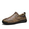 Men's Oversized Casual Shoes Soft-Sole Leather Shoes Men's Slip-On Shoes