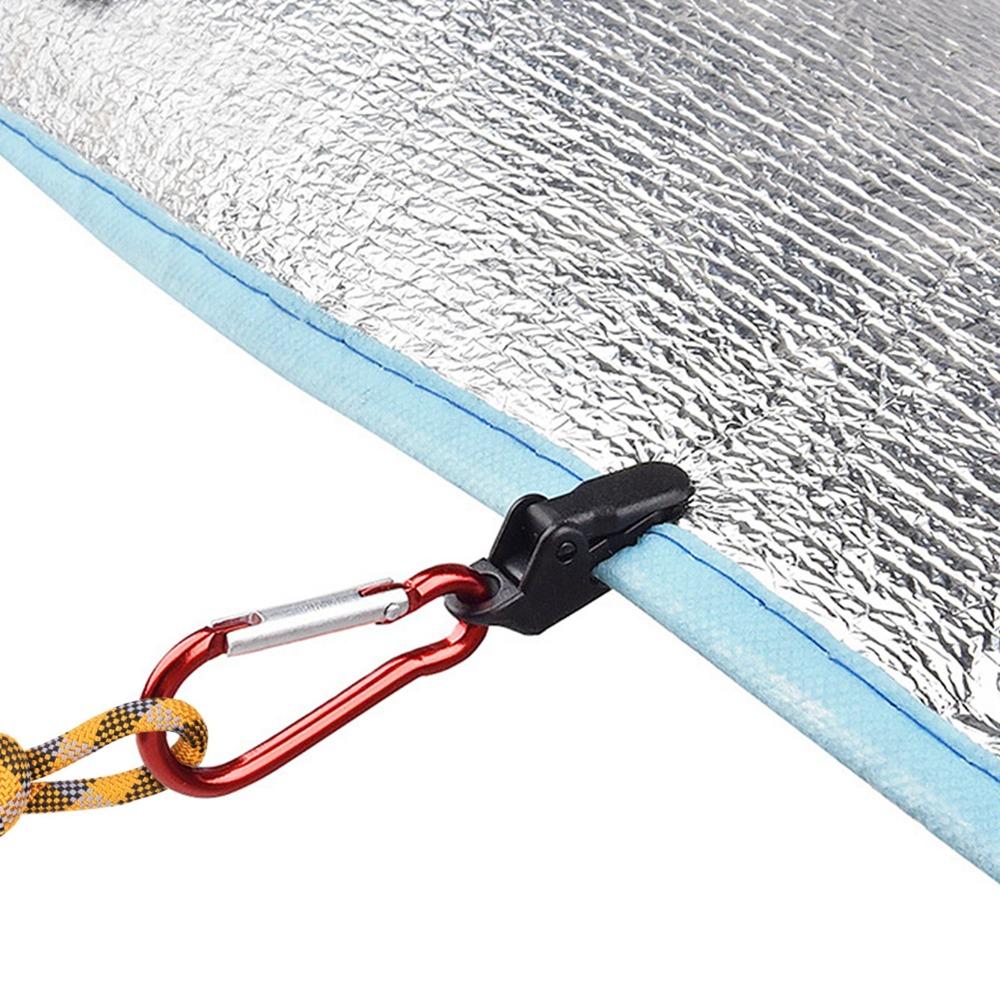 20 Pcs Heavy Duty Tarp Clamps With Carabiner Tent Snaps Durable Awning Clips Farming Garden