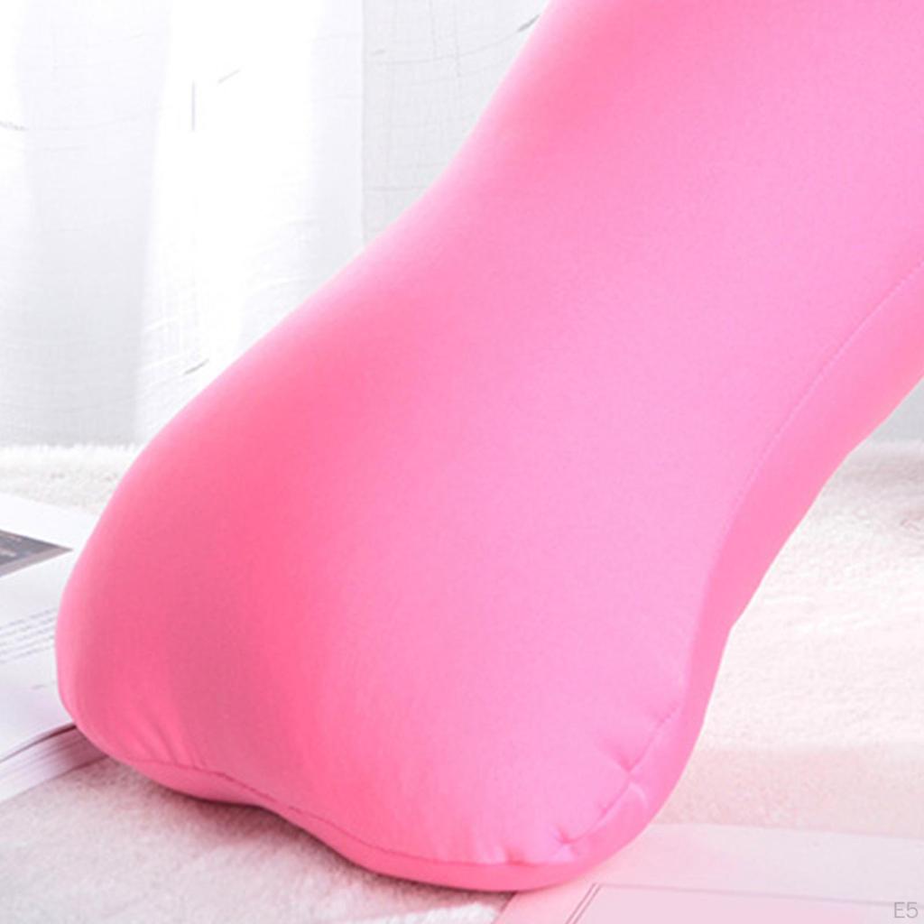 Cushion Microbead Back Sofa Roll Throw Travel Sleep Neck Support Pillow 38x20cm