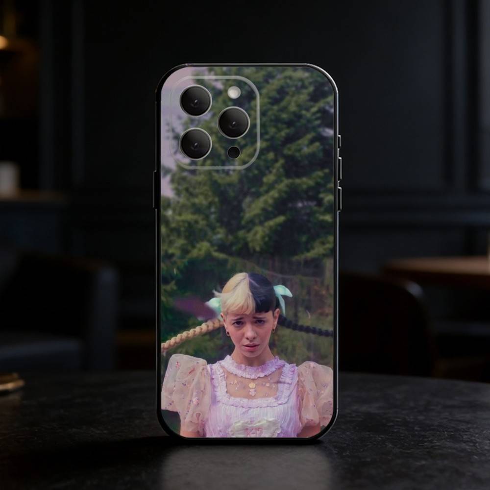 Girl Singer M-Melanie Martinez Phone Case For iPhone 17,16,15,14,13,12,11 Plus,Pro Max,SE4Soft Silicone Black Cover