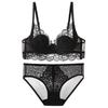 French Underwear Women's Summer Pure Desire Rabbit Ears Cup Lace Underwear Big Chest Small Large Size Sexy Bra Cover