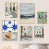 Boho Architecture Travel Poster Canvas Painting Simple Tropical Art Print Canvas Painting Living Room Decoration Nordic Wall Art