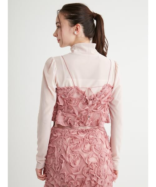 Selford HM Collaboration Heart Embroidered Bustier CWFT251117 PCH Free Size Women's