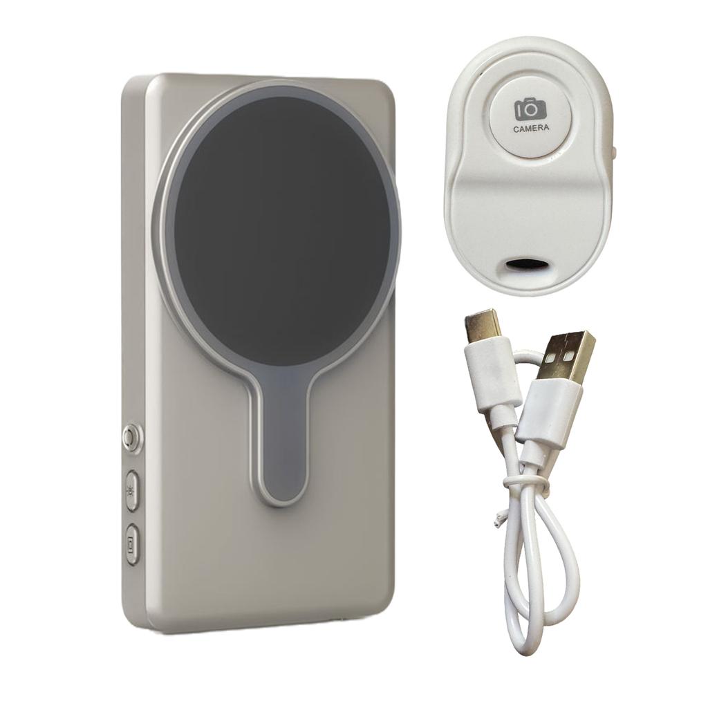 Magnetic Phone Selfie Monitor Screen Rear Selfie Display Screen Device for Smartphone Rear Camera Selfie Vlog Live Stream