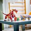 LEGO Ninjago Flame Heatwave Dragon Toy - Perfect for Birthdays, Christmas, and As a Gift for Boys and Girls Aged 8, 9, 10 Years Old. Includes Robotic