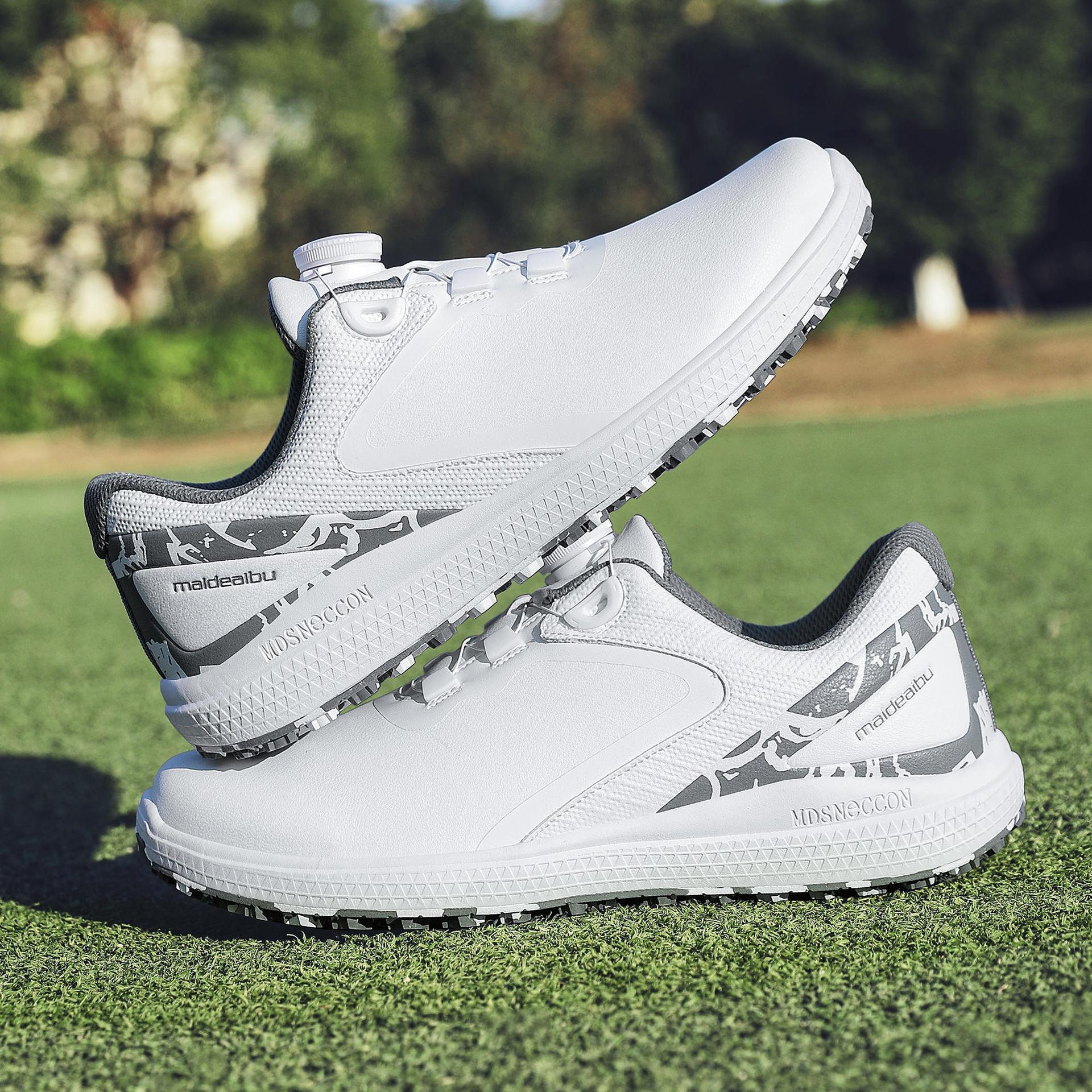 

Amazon popular men s and women s outdoor golf shoes rotating buckle casual shoes lightweight breathable travel shoes 36