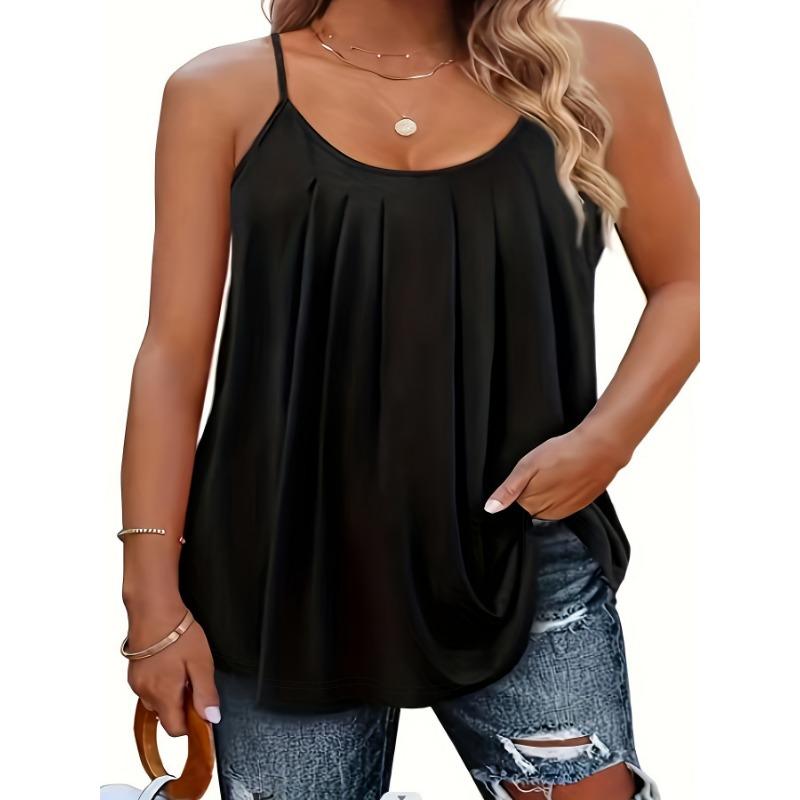 GMXIA Women's Fashion Sleeveless Suspenders Casual Blouses & Shirts