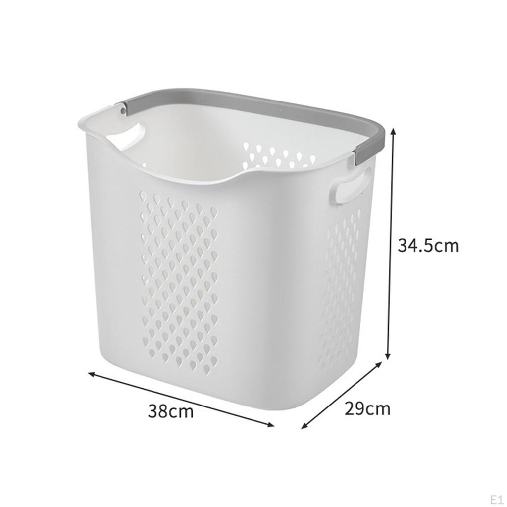 Household Laundry Basket Storage Baskets Toy Bins Organizer, Multifunctional with Handles