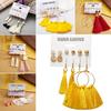 6Pcs/Set Bohemia Women Tassel Hook Earrings Ear Stud Set Jewelry Accessories
