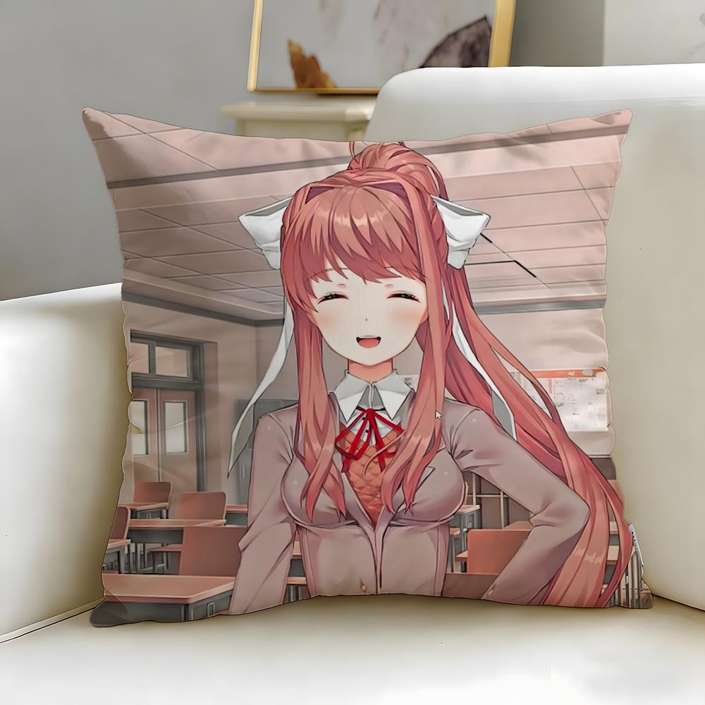 Stylish Ddoki Dokied Cushion Cover Soft EasyWash Pillow Case Versatile for Couch Bed Travel and Office
