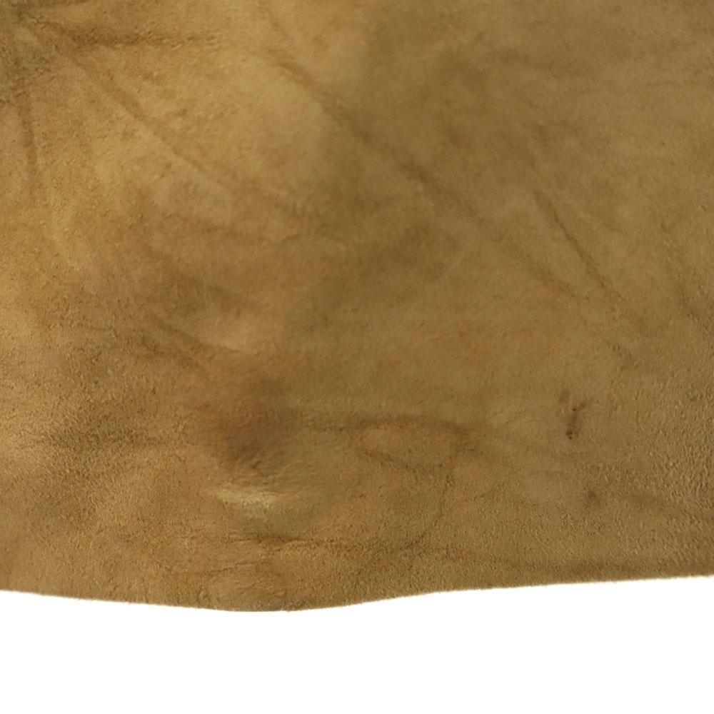 S Max Mara Midi length Suede leather skirt 36 Beige brown Women Used