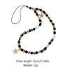 Beaded Mobile Phone Chains Phone Jewelry Women Girls Anti Lost Telephone Lanyard Hanging Rope Star Pendant Phone Lanyard
