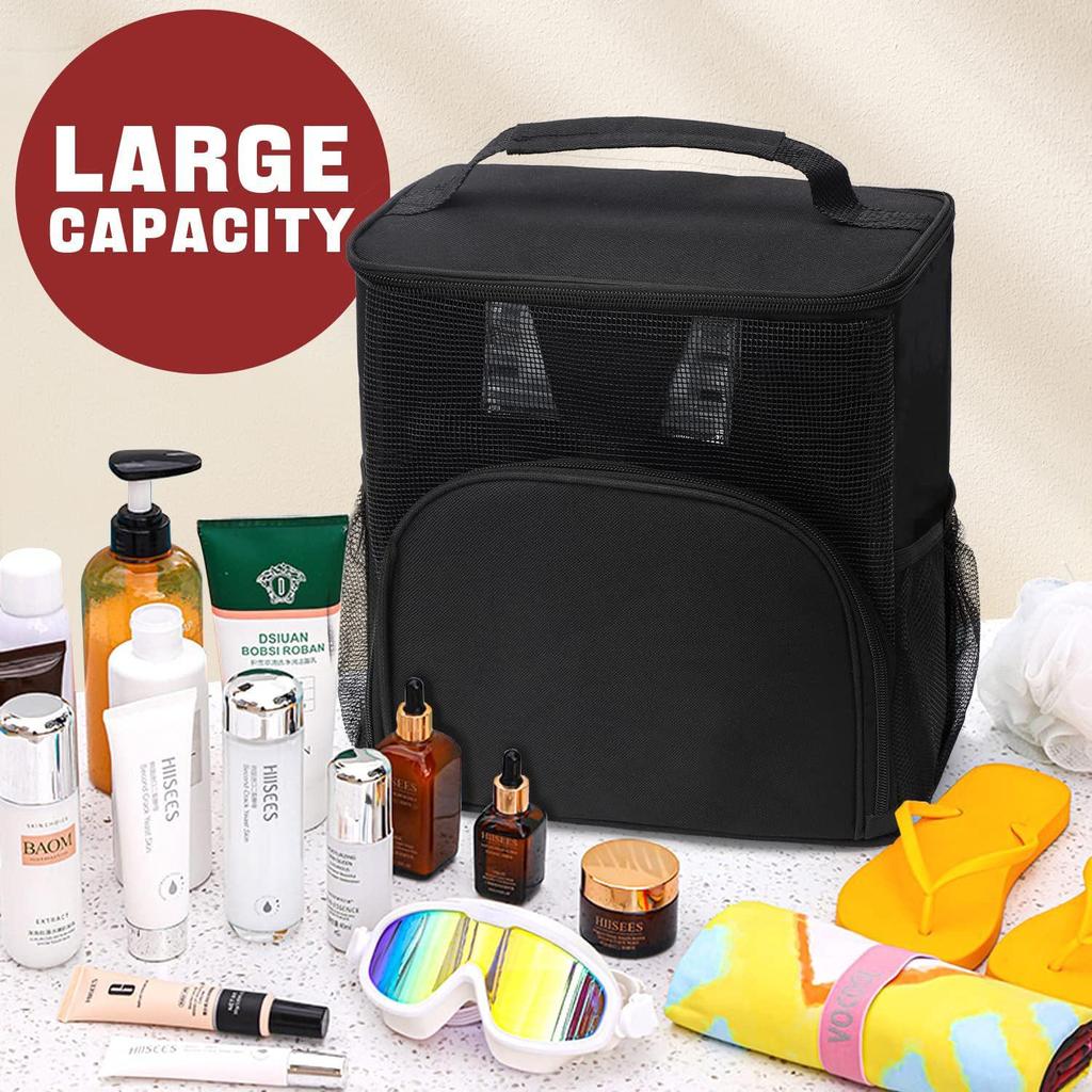 Unisex Portable Hanging Toiletry Bag – Large Capacity Travel Wash Storage Bag