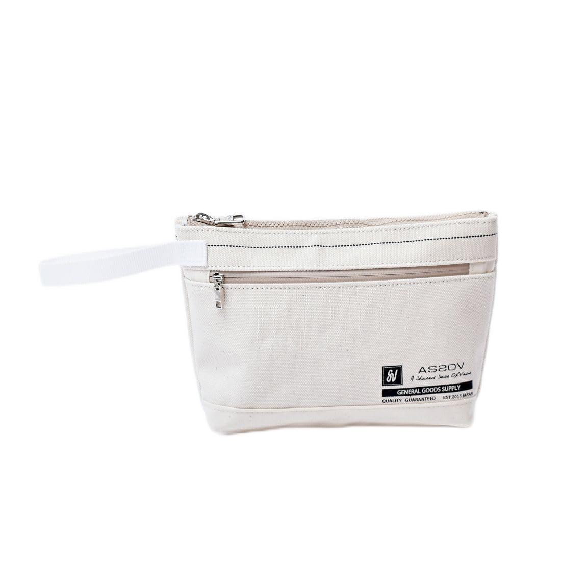 

AS2OV ALBERTON CANVAS POUCH, BEIGE